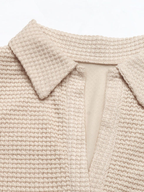'Velora' Knit Short Sleeve Mini Dress - Celes Fashion
